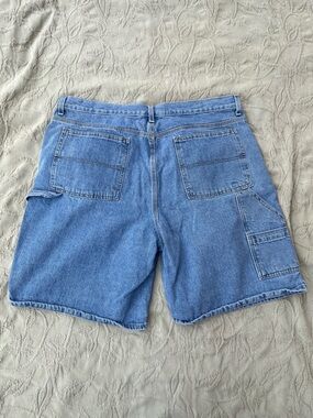 Faded Glory | Y2k Light Wash Carpenter Cargo Jean Shorts